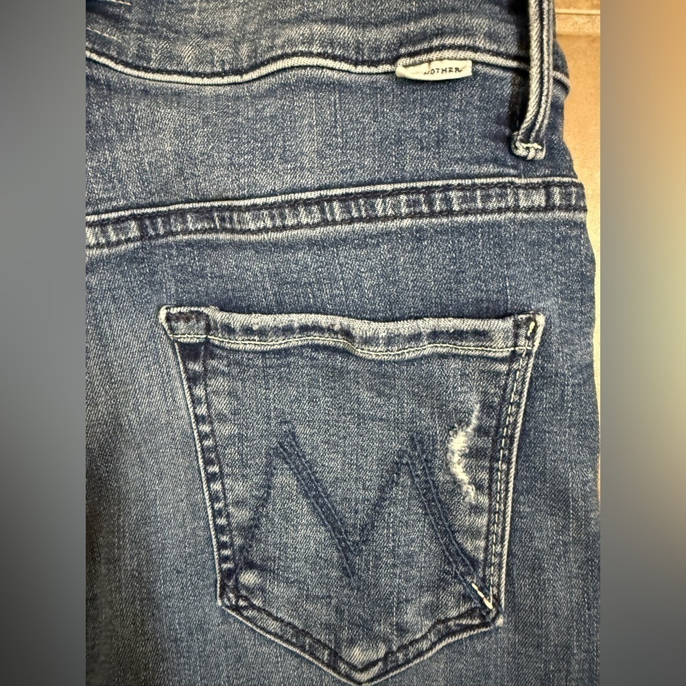 MOTHER👖Swooner Ankle Fray Denim - Picture 3 of 11